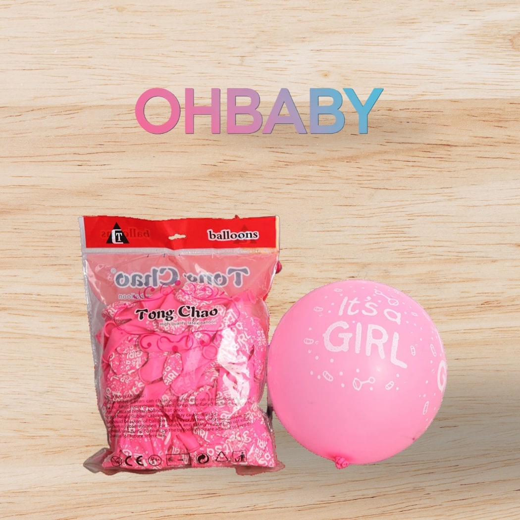 10 Pcs Baby Shower Ballons It's a Boy it's a Girl Birthday Party Decorations Gender Reveal